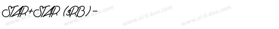 STAR+STAR (sRB)字体转换